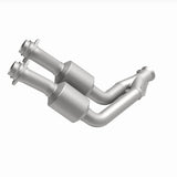 MagnaFlow direct-fit catalytic converter fits 1990-1997 Jaguar Vanden Plas 4.0L and 1990-1997 Jaguar XJ6 4.0L stainless steel Federal EPA compliant OBDII 24226