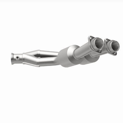 MagnaFlow direct-fit catalytic converter fits 1990-1997 Jaguar Vanden Plas 4.0L and 1990-1997 Jaguar XJ6 4.0L stainless steel Federal EPA compliant OBDII 24226