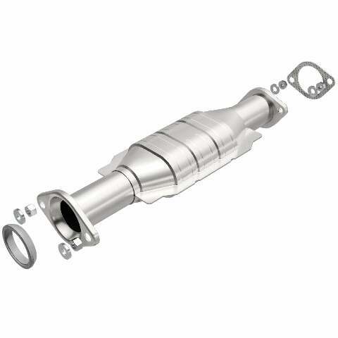 MagnaFlow direct-fit catalytic converter fits 2001-2002 Montero 3.5L Rear 3.5L stainless steel CARB compliant 24239