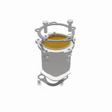 MagnaFlow direct-fit catalytic converter for 2003-2006 Hyundai Santa Fe 3.5L stainless steel Federal EPA compliant OBDII 24241