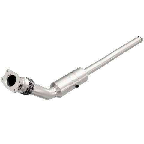 MagnaFlow direct-fit catalytic converter fits 2000 Volvo S70 and 2000 Volvo V70 and 2000 Volvo S70 2.4L stainless steel Federal EPA compliant OBDII 24299