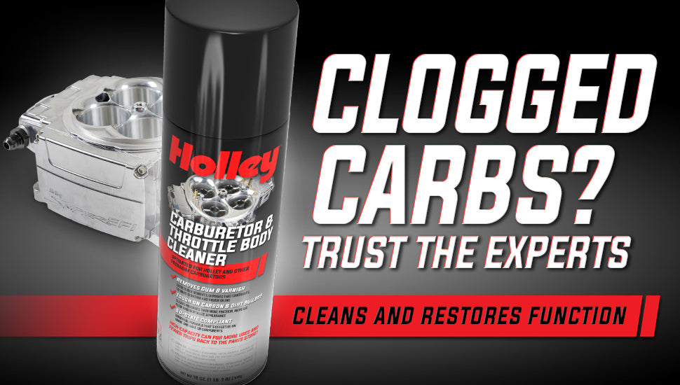 Holley Carburetor & Throttle Body Cleaner Spray, 18oz Can 120-HLYCC-18
