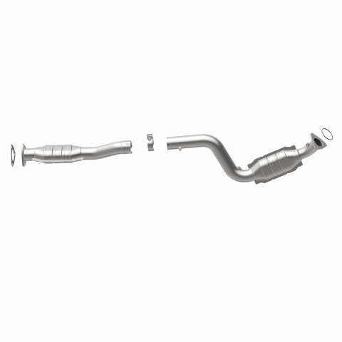 MagnaFlow direct-fit catalytic converter fits 2003-2007 Chevrolet Express 3500, Chevrolet Express 2500, and additional vehicles and 2003-2005 Express 2500 4.8L passenger side 4.8L 