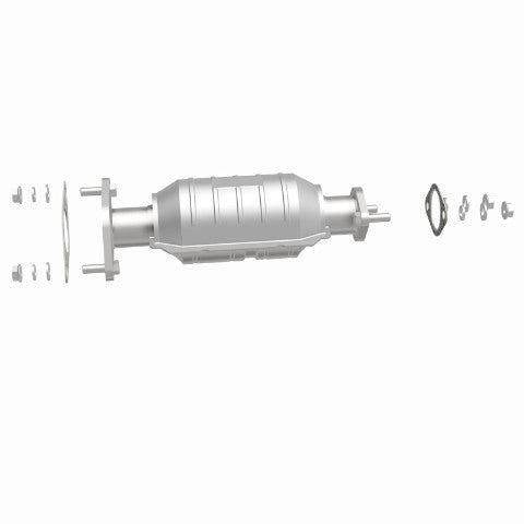 MagnaFlow direct-fit catalytic converter fits 2001-2003 Rio 1.5/1.6 rr 1.5 inch inlet 1.6 inch outlet stainless steel Federal EPA compliant OBDII 24407