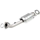 MagnaFlow direct-fit catalytic converter fits 2001-2004 Nissan Pathfinder and 2002-2003 Infiniti QX4, this and 2001-2004 Pathfinder driver side rr driver side stainless steel CARB 