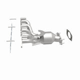 MagnaFlow direct-fit catalytic converter fits 2001-2005 Volvo S60 and Volvo V70 and 2001-2005 Volvo S60 2.4L stainless steel Federal EPA compliant OBDII 24425