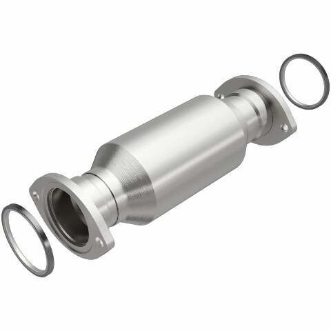 MagnaFlow direct-fit catalytic converter for 1993-1994 Toyota 4.5 inch inlet/outlet stainless steel CARB compliant 24455