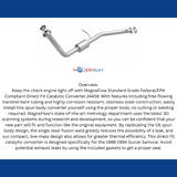 1986-1994 Suzuki Samurai Direct-Fit Catalytic Converter 24459 Magnaflow