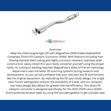 MagnaFlow direct-fit catalytic converter for 2001-2005 Lexus 3.0L stainless steel CARB compliant OBDII 24464