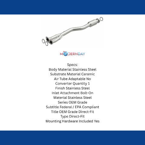 MagnaFlow direct-fit catalytic converter for 2001-2005 Lexus 3.0L stainless steel CARB compliant OBDII 24464