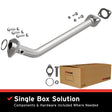1996-2000 Nissan Pathfinder Direct-Fit Front Pipe Kit 107-0077 stainless steel