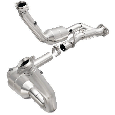 MagnaFlow direct-fit catalytic converter for 2005-2010 Jeep Grand Cherokee stainless steel Federal EPA compliant OBDII 24490