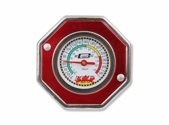 Mr. Gasket thermocap 16 PSI red Ford Chevy 2471R