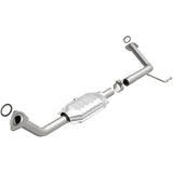 MagnaFlow direct-fit catalytic converter for 2005-2007 Toyota Sequoia driver side 4.7 inch inlet/outlet stainless steel CARB compliant 24880