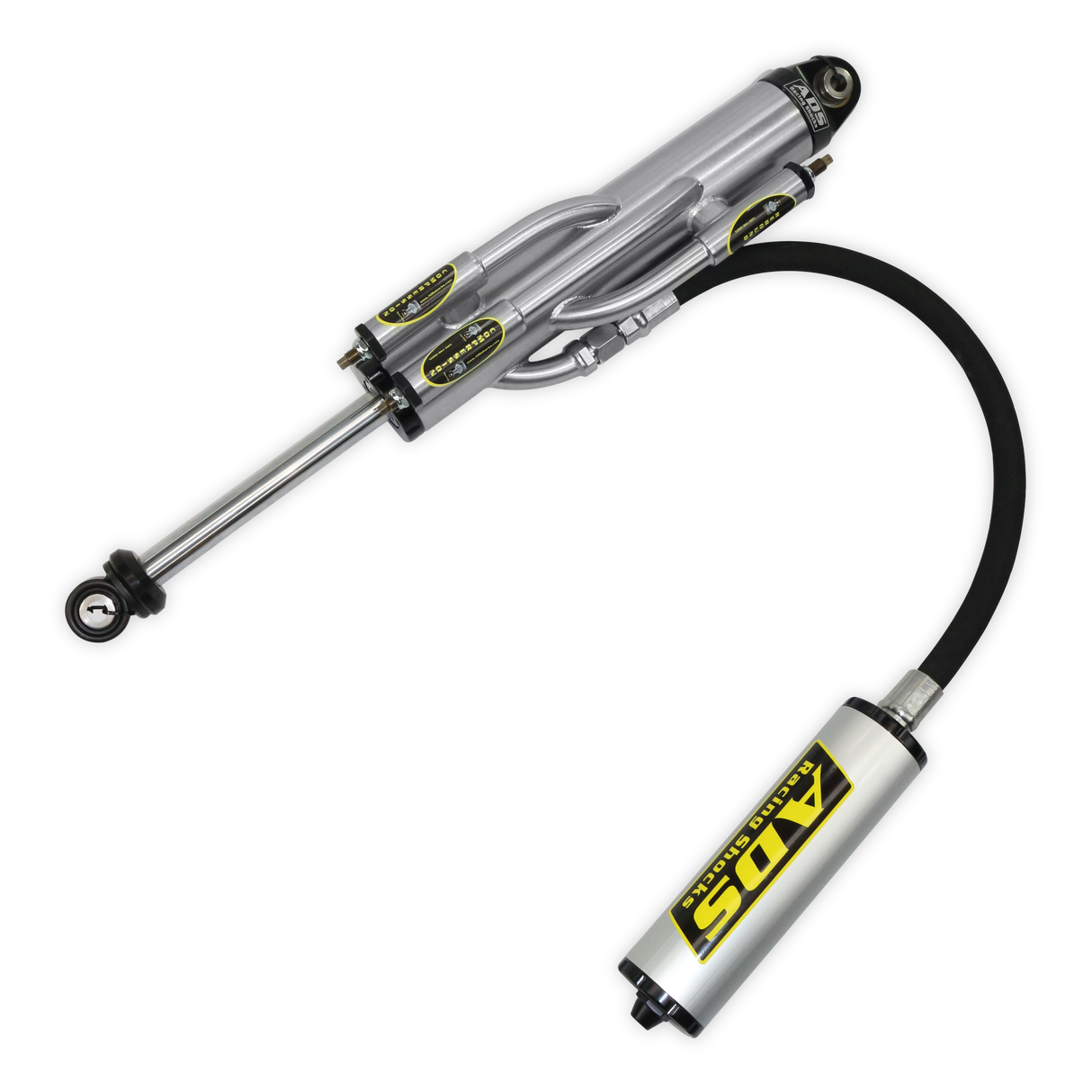 Bypass Shocks 2.5 in. Race 2.5" 4-Tube Bypass Piggyback Reservoir Shock ADS