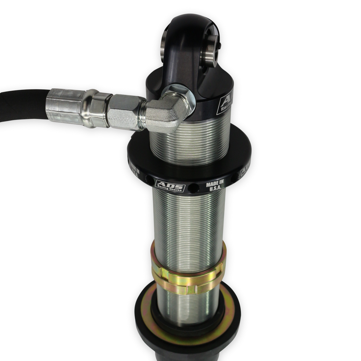 Race 2.5" Adjustable Reservoir Coilover - 90 Degree