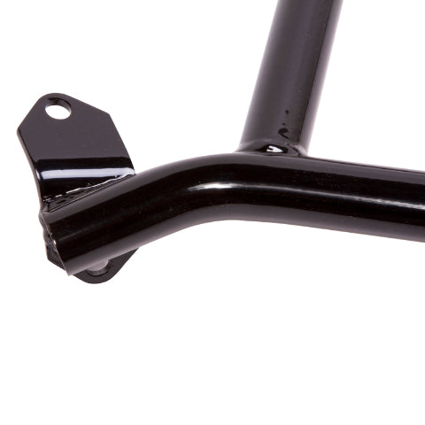 Fits 1986-1993 Mustang Strut Tower Brace (Black Powder Coat)-2504 for 1986-1993 Ford Mustang chrome