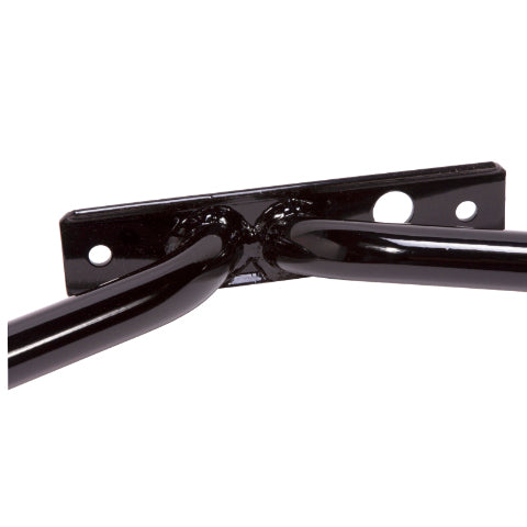 Fits 1986-1993 Mustang Strut Tower Brace (Black Powder Coat)-2504 for 1986-1993 Ford Mustang chrome