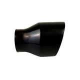 2.5" IDX4"X5.5" Double Wall Slant Cut S/S Gloss Black Exhaust Tip 2510BK