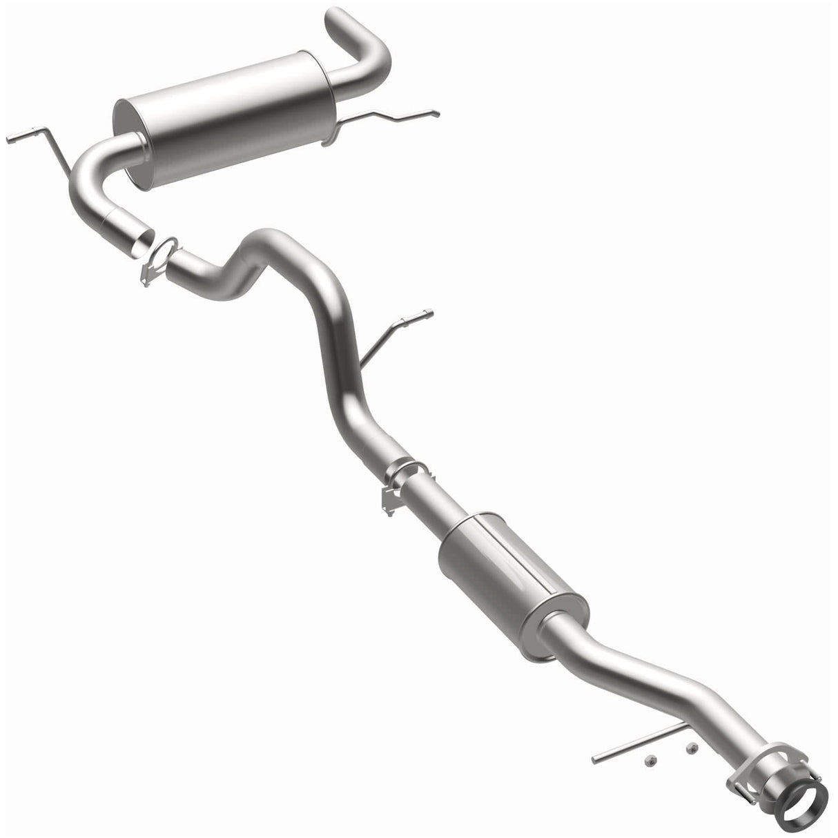 Fits 2008-2010 Hummer H3 3.7L Direct-Fit Replacement Exhaust System aluminized steel