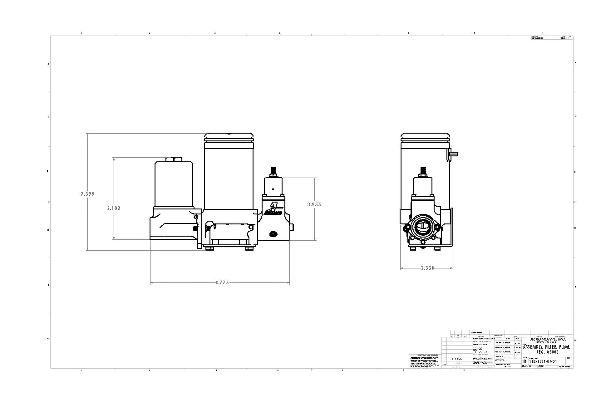 Aeromotive performance fuel system part 11215