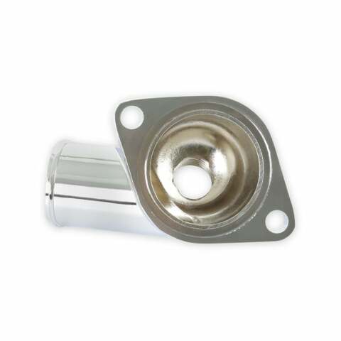 Mr. Gasket O ring style chrome water neck Chevy polished 2557