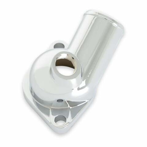 Mr. Gasket O ring style chrome water neck Chevy polished 2557