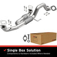 2006-2010 Hyundai Azera Direct-Fit Front Pipe Kit 107-0253 stainless steel