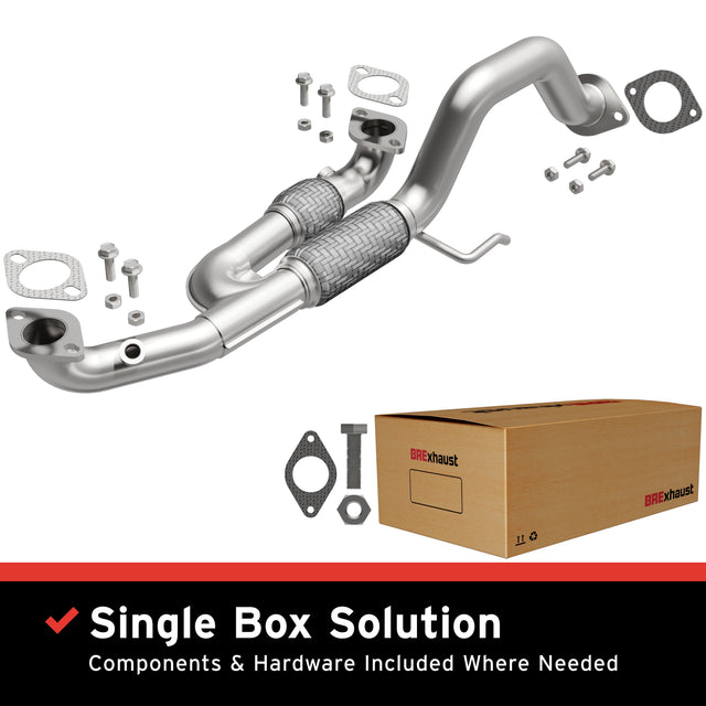 2006-2010 Hyundai Azera Direct-Fit Front Pipe Kit 107-0253 stainless steel