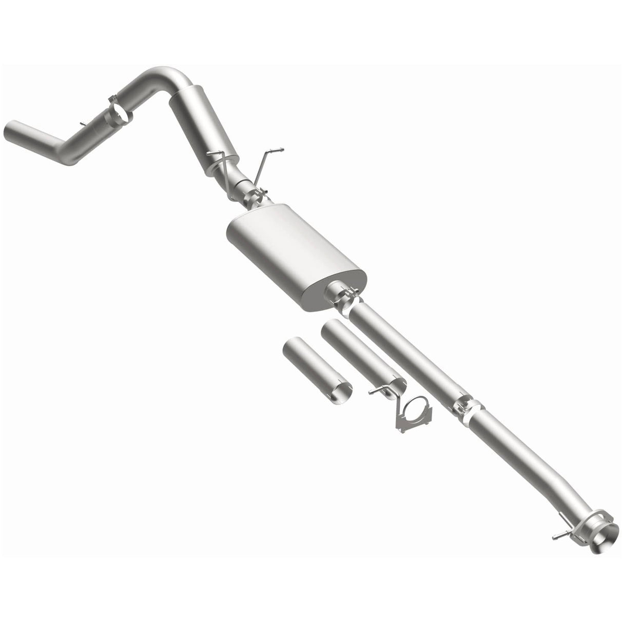 2011-2019 Chevy Silverado 2500 HD Direct-Fit Replacement Exhaust System 106-0344 aluminized steel