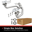 1993-2005 Subaru Impreza Direct-Fit Front Pipe Kit 107-0022 stainless steel