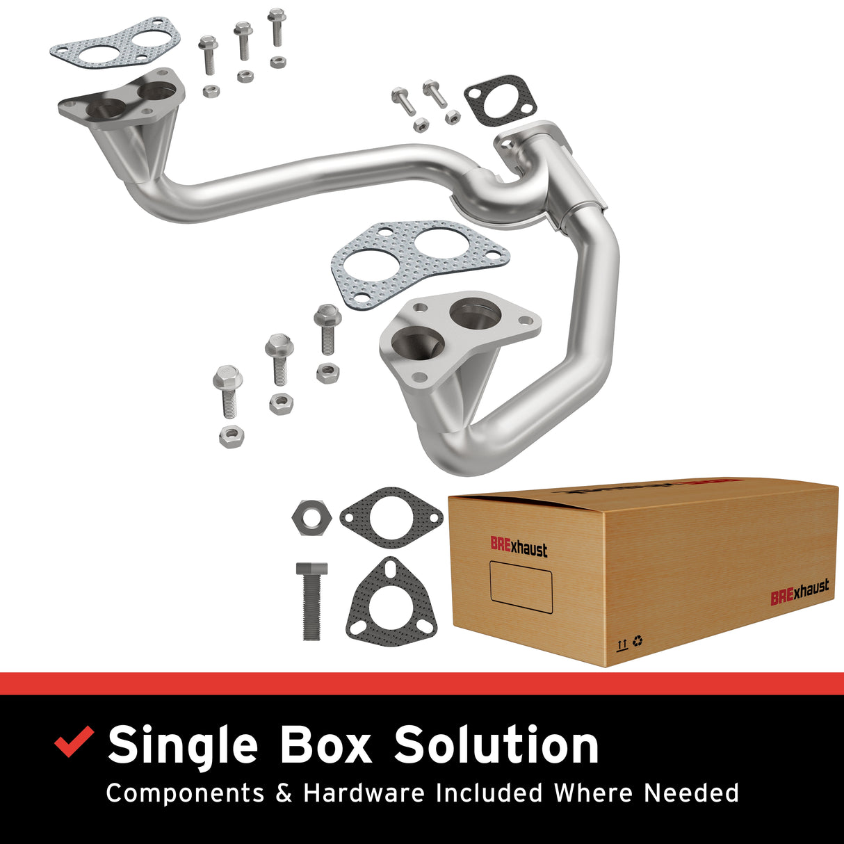 t 1993-2005 Subaru Impreza Direct-Fit Front Pipe Kit 107-0022 Brexhaust
