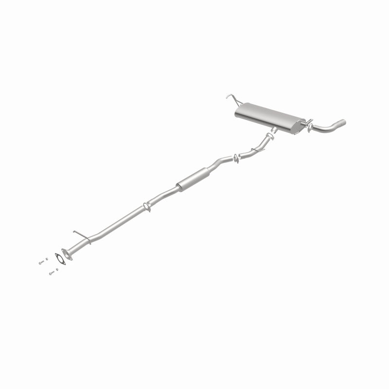 Fits 2008-2015 Nissan Direct-Fit Replacement Exhaust System 106-0243 aluminized steel