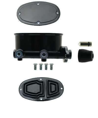brake master cylinder black aluminum power brake drum-260-8555-bk MBM