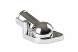 Mr. Gasket thermostat housing ; 45¡ fixed chrome zinc alloy for Chevy SBC/BBC polished 2661