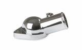 Mr. Gasket thermostat housing ; 45¡ fixed chrome zinc alloy for Chevy SBC/BBC polished 2661