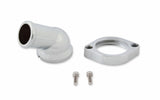 Mr. Gasket water neck swivel 30 degree angle chrome Chevy aluminum stainless steel 2670
