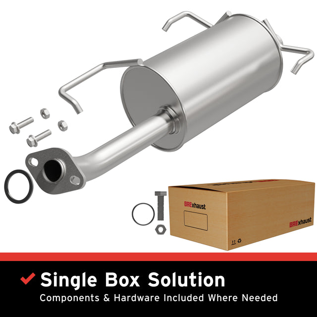 1995-2000 Nissan Sentra Direct-Fit Muffler Kit 108-0168 aluminized steel