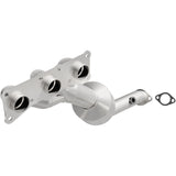 Catalytic Converter with Integrated Exhaust Manifold for HM Grade Federal / EPA Compliant Direct-Fit Manifold Catalytic