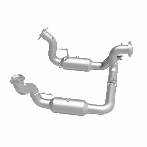 MagnaFlow direct-fit catalytic converter fits 2020-2022 Ford F-250 Super Duty and Ford F-350 Super Duty, this and / Compliant stainless steel CARB compliant OBDII 280246