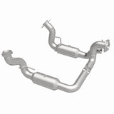 MagnaFlow direct-fit catalytic converter fits 2020-2022 Ford F-250 Super Duty and Ford F-350 Super Duty, this and / Compliant stainless steel CARB compliant OBDII 280246
