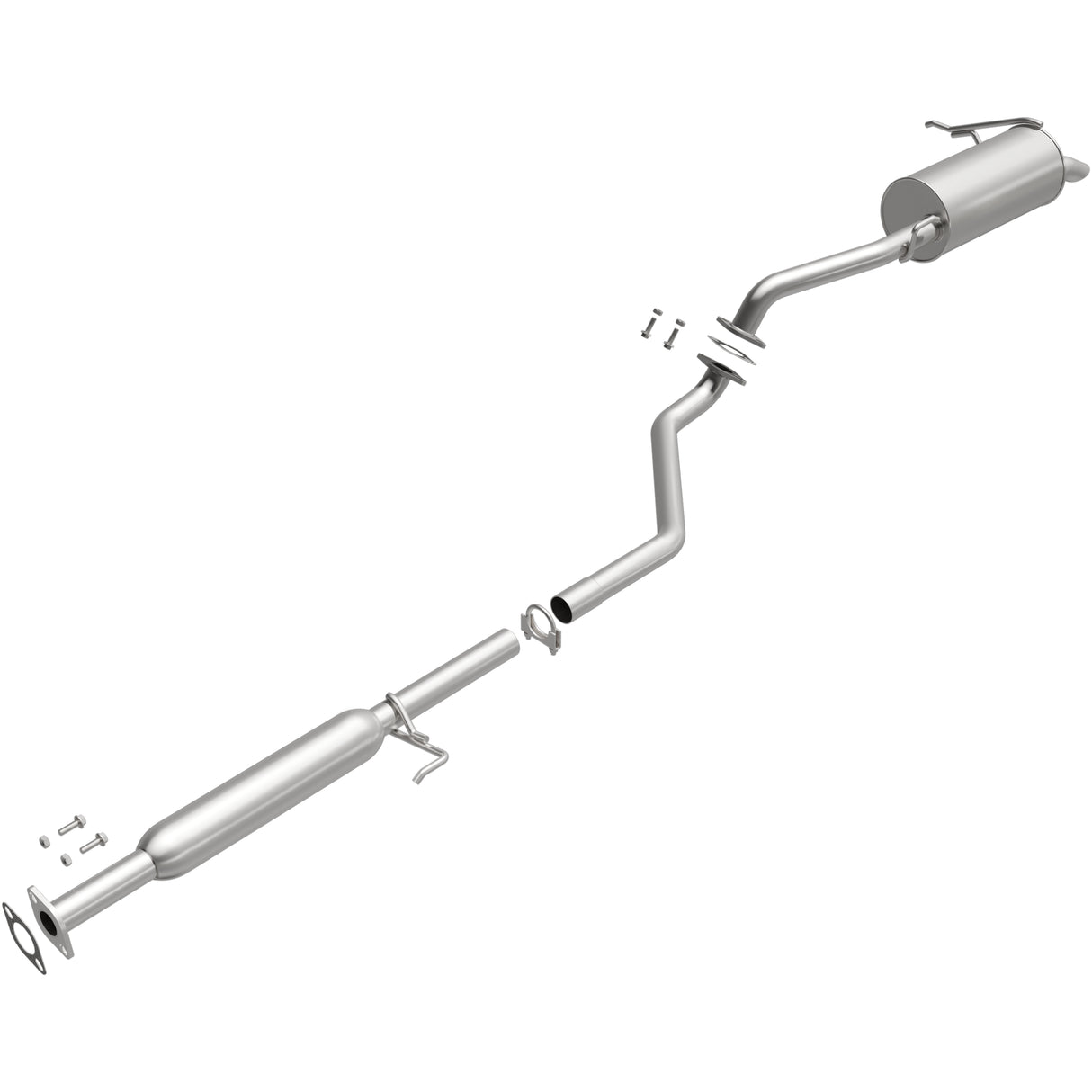 2011-2016 Hyundai Elantra Direct-Fit Replacement Exhaust System 106-0760 aluminized steel