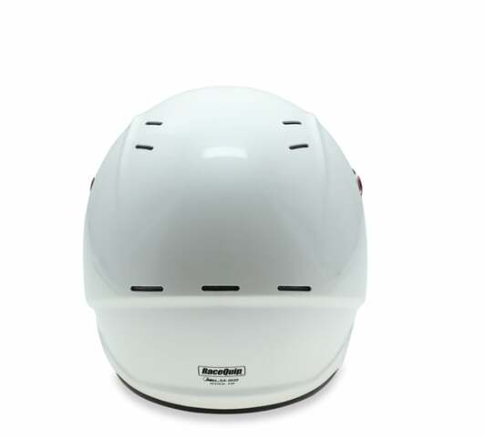 RaceQuip racing helmet red white Nomex adjustable large SA2020