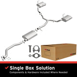 2013-2017 Buick Enclave Direct-Fit Replacement Exhaust System 106-0765 aluminized steel