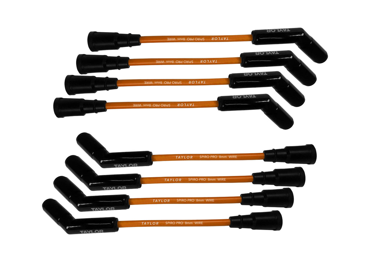 Spark Plug Wire Set Universal Silicone Spiro Pro 8mm 135? 350 ohm/ft 75373-B