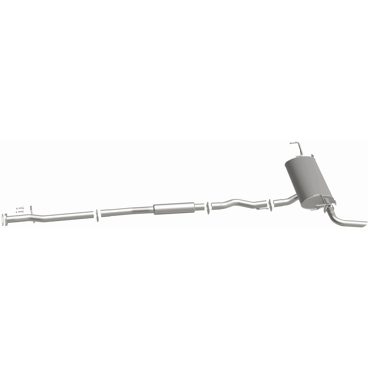 2014-2018 Nissan Rogue Direct-Fit Replacement Exhaust System 106-0758 aluminized steel