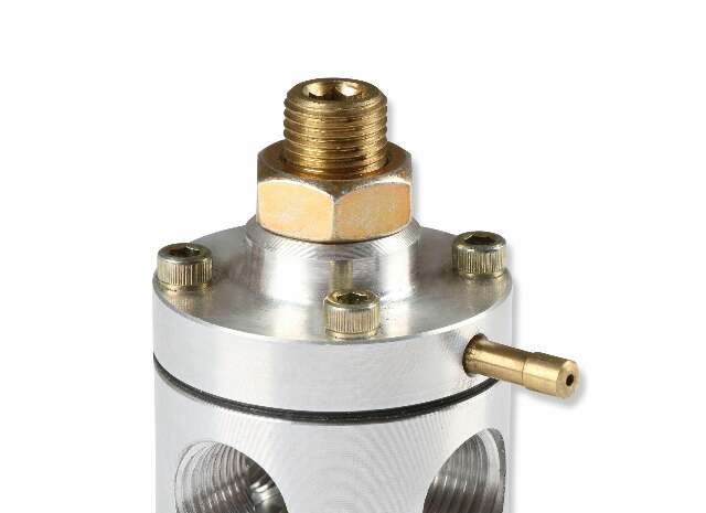 Mallory 29387 - 3 Port Bypass Regulator - Billet aluminum housing