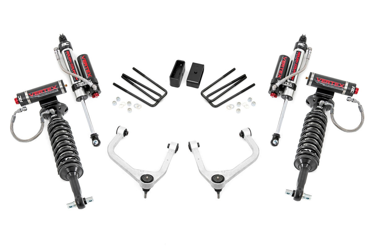 Fits Chevy Silverado 1500 2WD/4WD (2019-2024) 3.5 Inch Lift Kit; Vertex; 29550