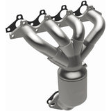 Catalytic Converter with Integrated Exhaust Manifold for HM Grade Federal / EPA Compliant Direct-Fit Manifold Catalytic