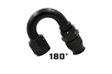 Aeromotive PTFE hose end fitting straight black anodized anodized 15363